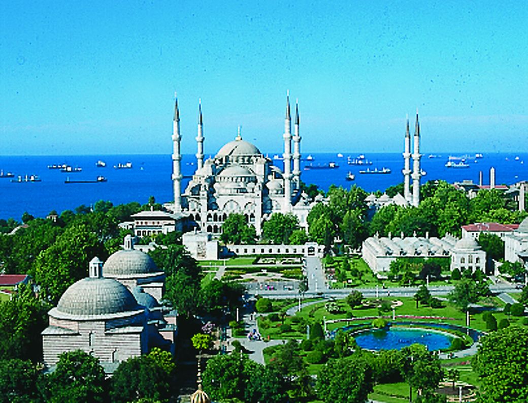 Großes Gebäude in Istanbul