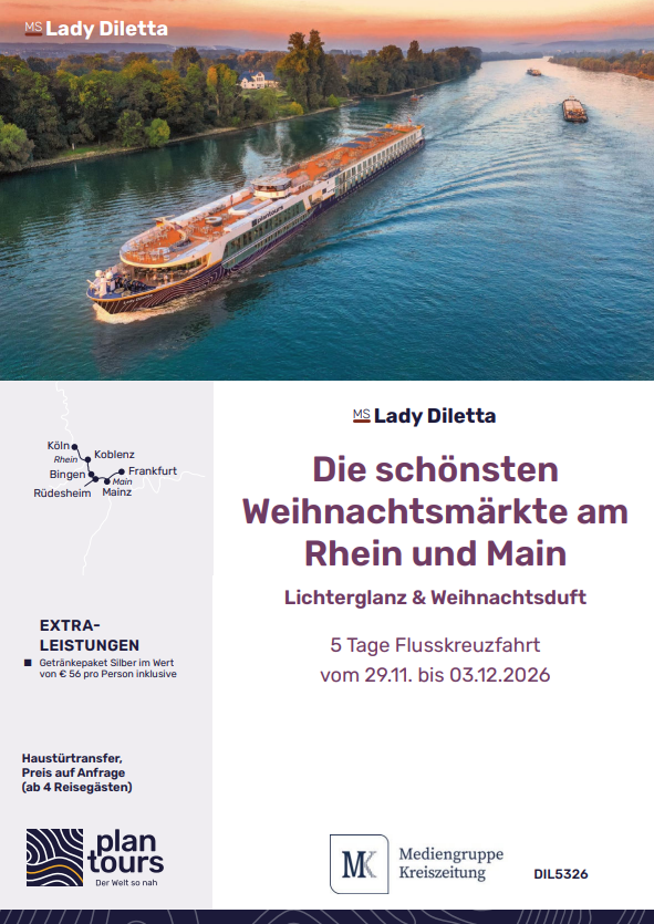 Prospektbild Weihnachtsmärkte am Rhein und Main