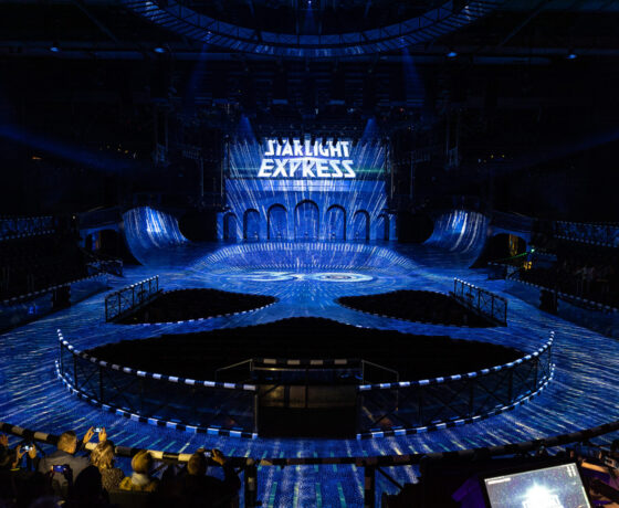 Die Bühne von dem Musical "Starlight Express"