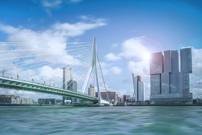 Erasmusbrücke in Rotterdam