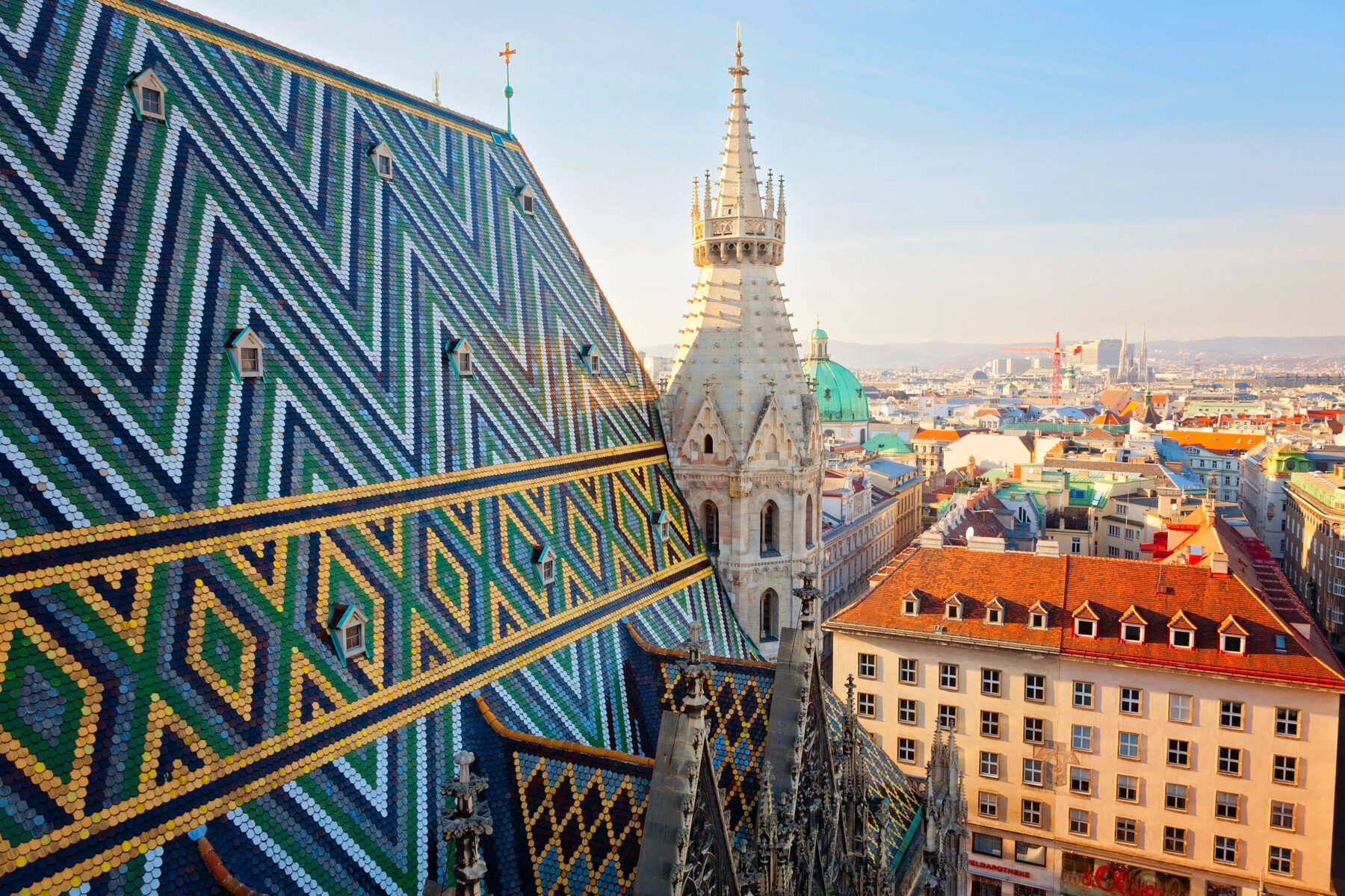 Blick auf Wien, Österreich