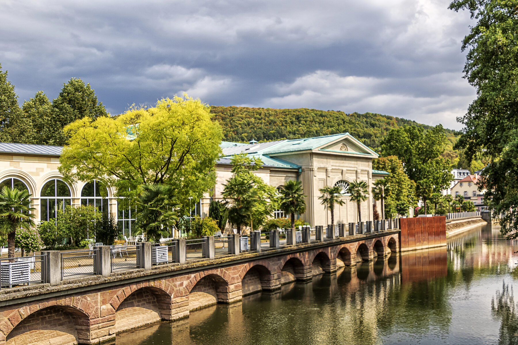 Prunkvolle Wandelhalle Bad Kissingen