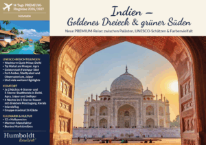 Goldenes Indien Prospekt