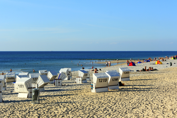 Strandkörbe am Strand