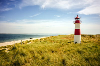 Leuchtturm in List ,Sylt