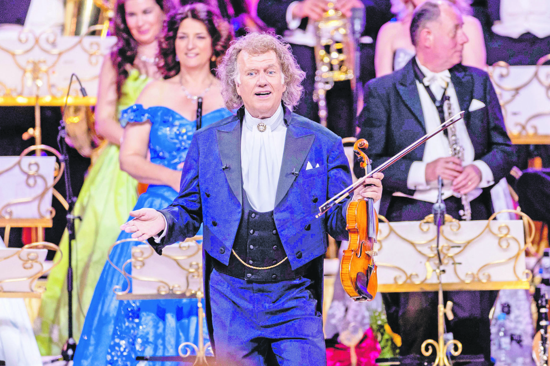 Andre Rieu und das Johann Strauss Orchester live bei einem Konzert seiner World Tour in der Messehalle Erfurt