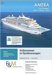 Reiseprospekt Frühsommer in Fjordnorwegen 2026
