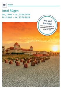 Reiseprospekt Rügen 2026 - 2 Termine