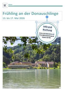 Reiseprospekt Donauschlinge 2026