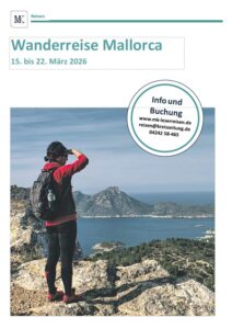 Reiseprospekt Wanderurlaub Mallorca
