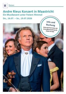 Reiseprospekt André Rieu Vrijthof-Konzert 2026