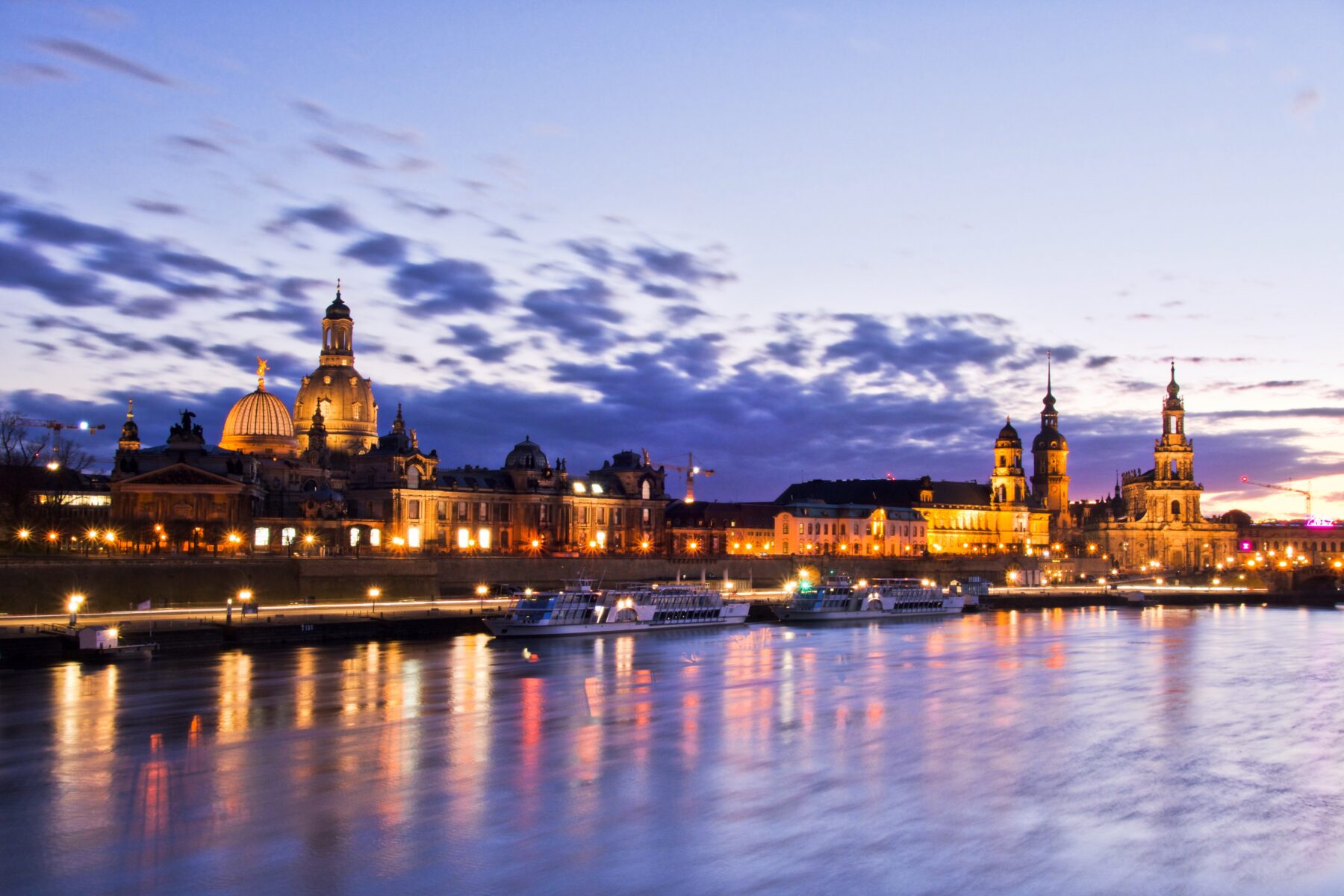 Blick auf die Stadt Dresden