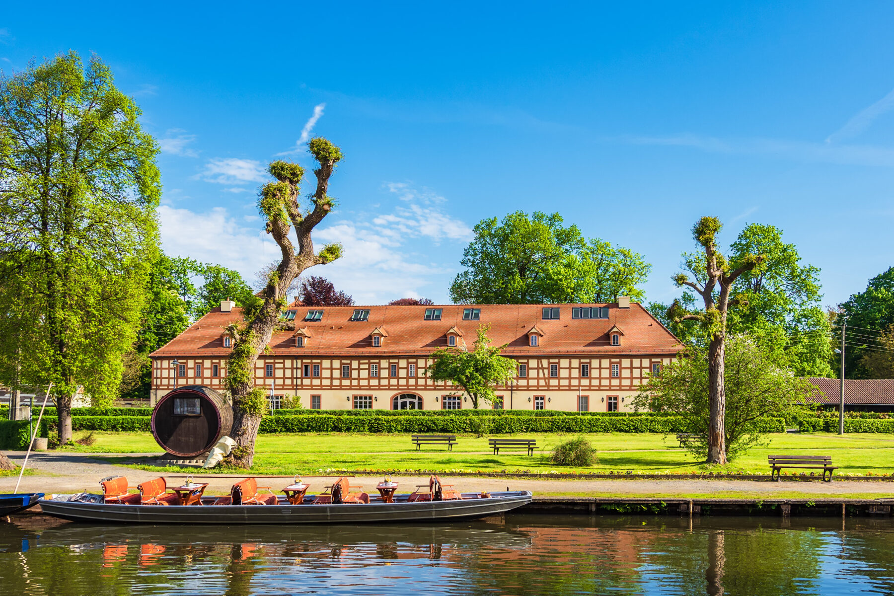 Großer Spreehafen in Lübbenau