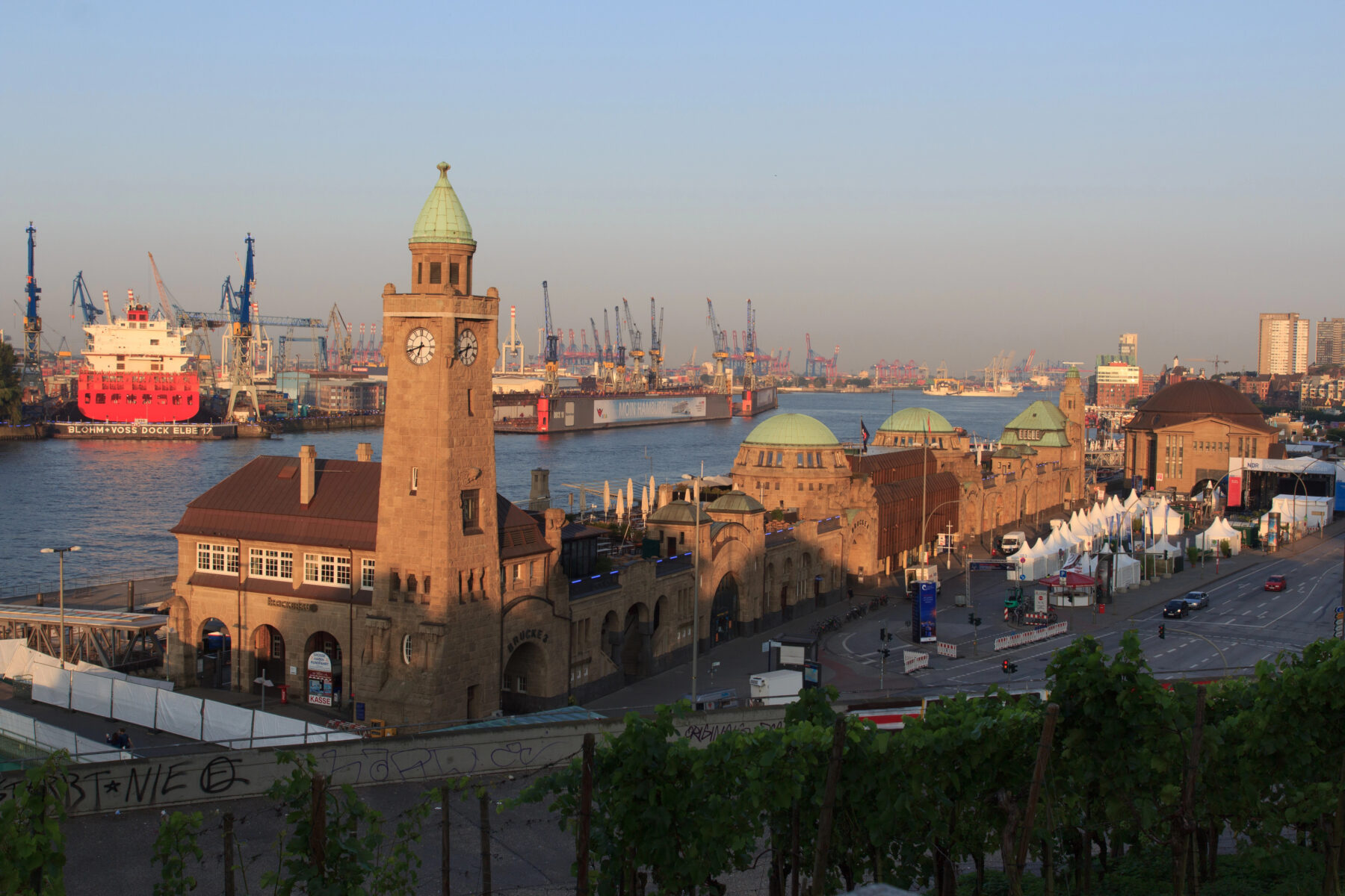Blick auf Hamburg