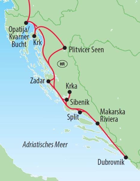 Route der Reise