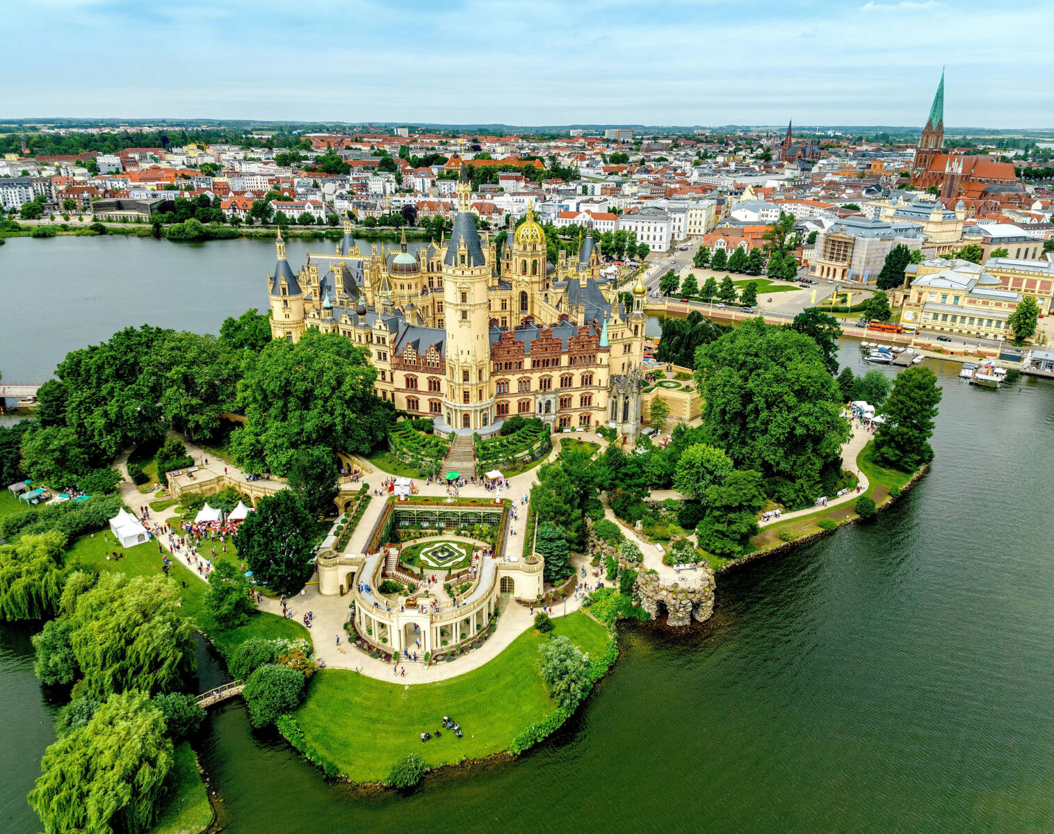Schwerin von oben